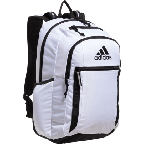 adidas Excel 7 Backpack - Twill White-Black - Save 48%