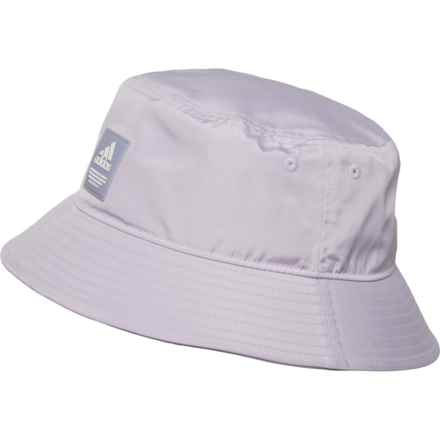 adidas Foldable Bucket Hat (For Women) in Dawn Grey/Silver Violet/White