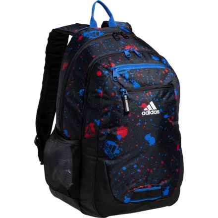 adidas Foundation 6 Backpack (For Boys and Girls) in Splatter Black/Bright Royal Blue