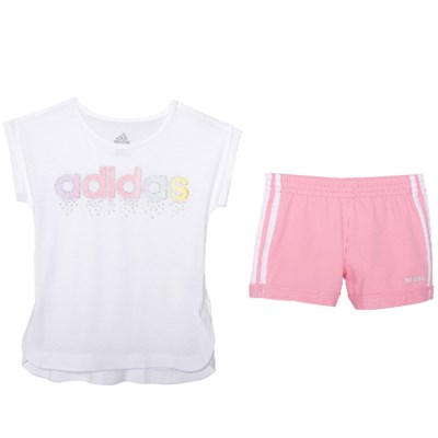 adidas baby short set