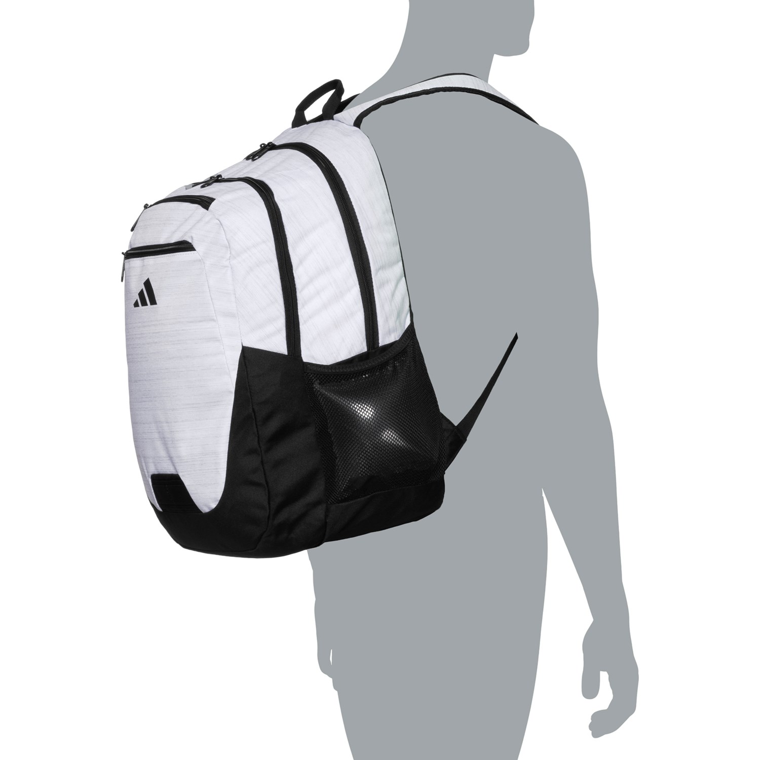 (取寄) アディダス バックパック - トゥー トーン オニキス-ブラック adidas Fundare Backpack - Two Tone White-Clear Onix-Black  Two Tone White/Clear Onix/Black adidas Fundare Backpack - Two Tone White-Clear Onix-Black - Save 60%