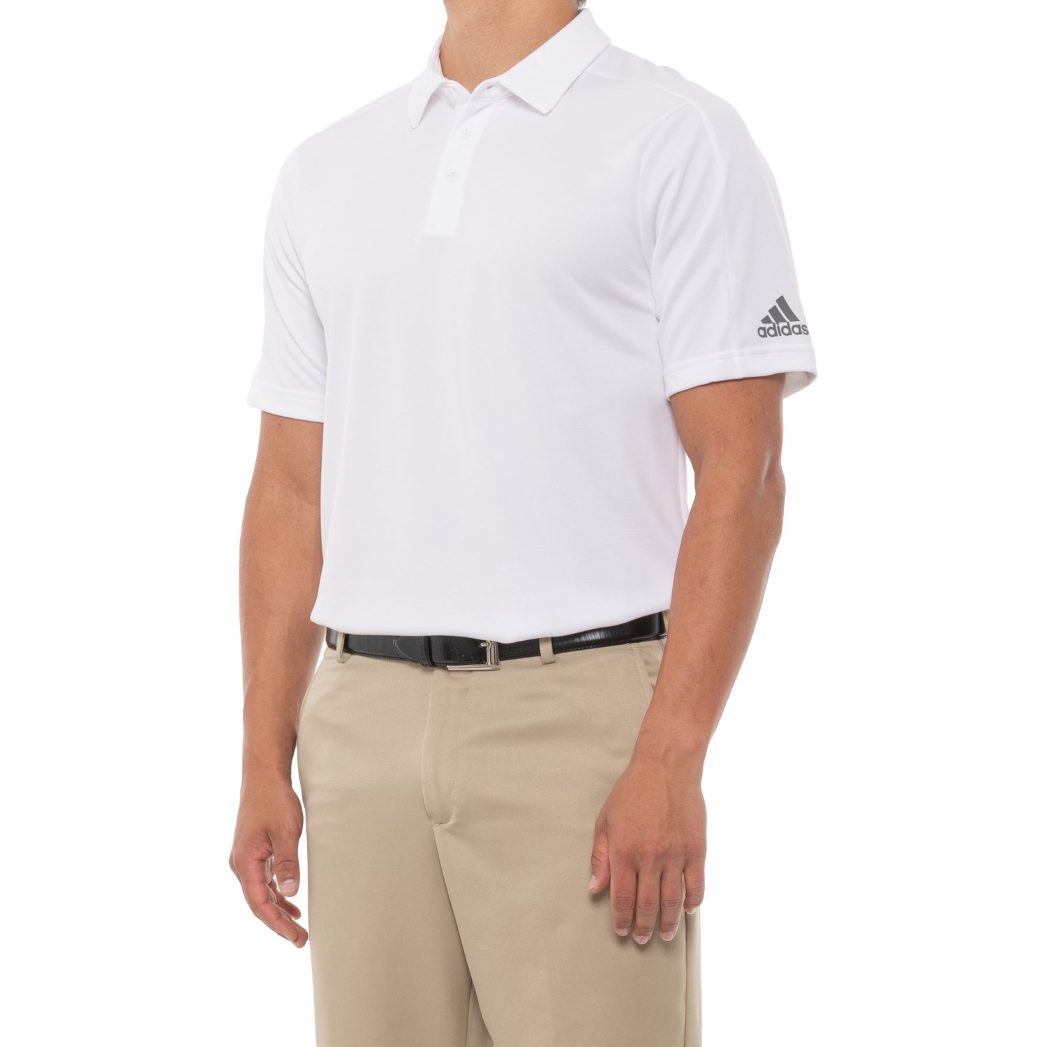 adidas game mode full button polo