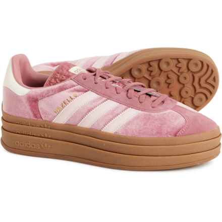 adidas Gazelle Bold Sneakers - Leather (For Women) in Preloved Crimson
