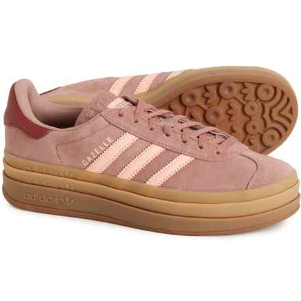 adidas Gazelle Bold Sneakers - Suede (For Women) in Warm Clay