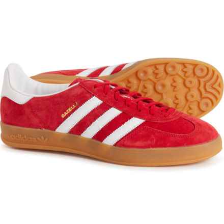 adidas Gazelle Indoor Sneakers - Leather (For Men) in Scarlet