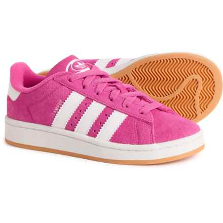 adidas Girls Campus 00s Shoes - Suede in Semi Lucid Fuchsia