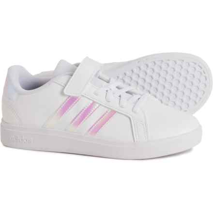 adidas Girls Grand Court 2.0 Sneakers in Ftwr White