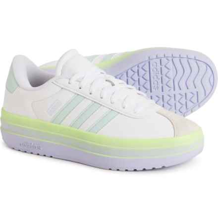 adidas Girls VL Court Bold Sneakers - Leather in Ftwr White