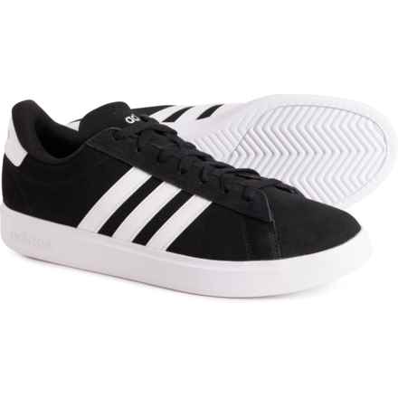 adidas Grand Court 2.0 Tennis Shoes - Leather (For Men) in Core Black