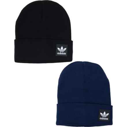 adidas Grove Beanie - 2-Pack in Night Indigo/Black/Black White