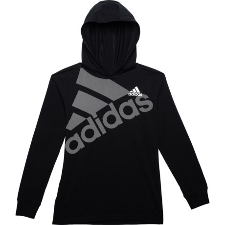 adidas Hooded Logo T-Shirt (For Big Boys) - Save 50% adidas Hooded Logo T-Shirt (For Big Boys) - Save 50%