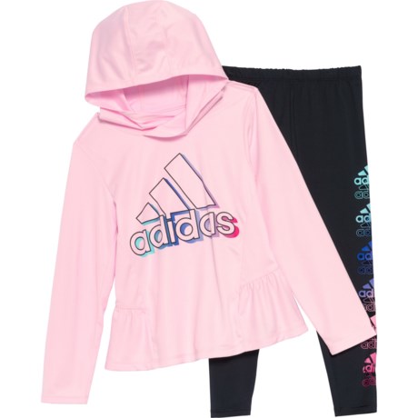adidas clear pink hoodie
