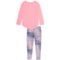 414RU_2 adidas Jersey Shirt and Leggings Set - Long Sleeve (For Toddler Girls)