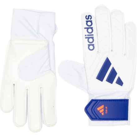 adidas Junior Copa GL Club Goalkeepers Gloves (For Boys and Girls) in White/Blue