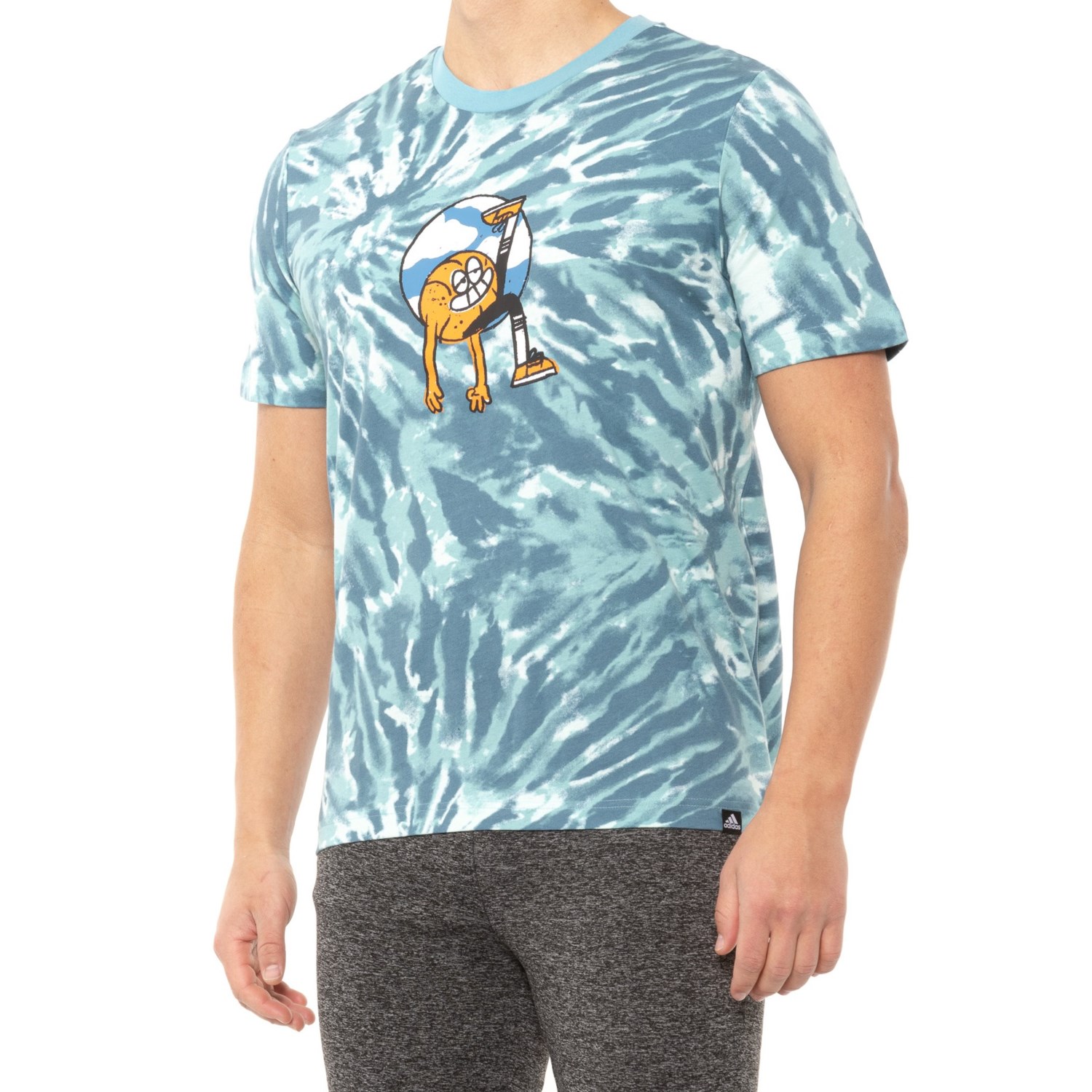 Adidas Lil Stripe AOP T-Shirt - Short Sleeve (For Men)