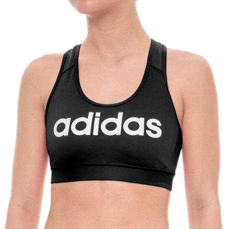 white adidas sports bra