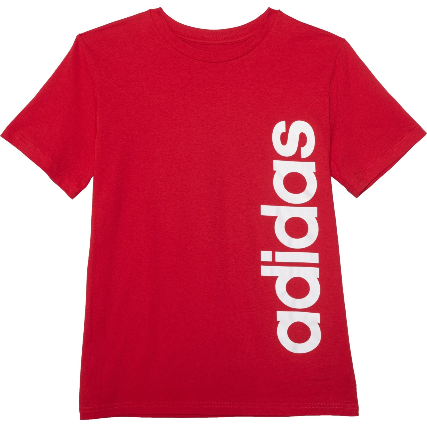 boys red adidas shirt