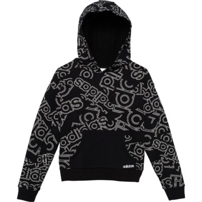 adidas linear fleece hoodie