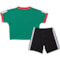 8XJNV_2 adidas Little Boys 3-Stripe Jersey and Shorts Set - Short Sleeve