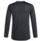 285UH_3 adidas Logo Melange T-Shirt - Long Sleeve (For Little Boys)