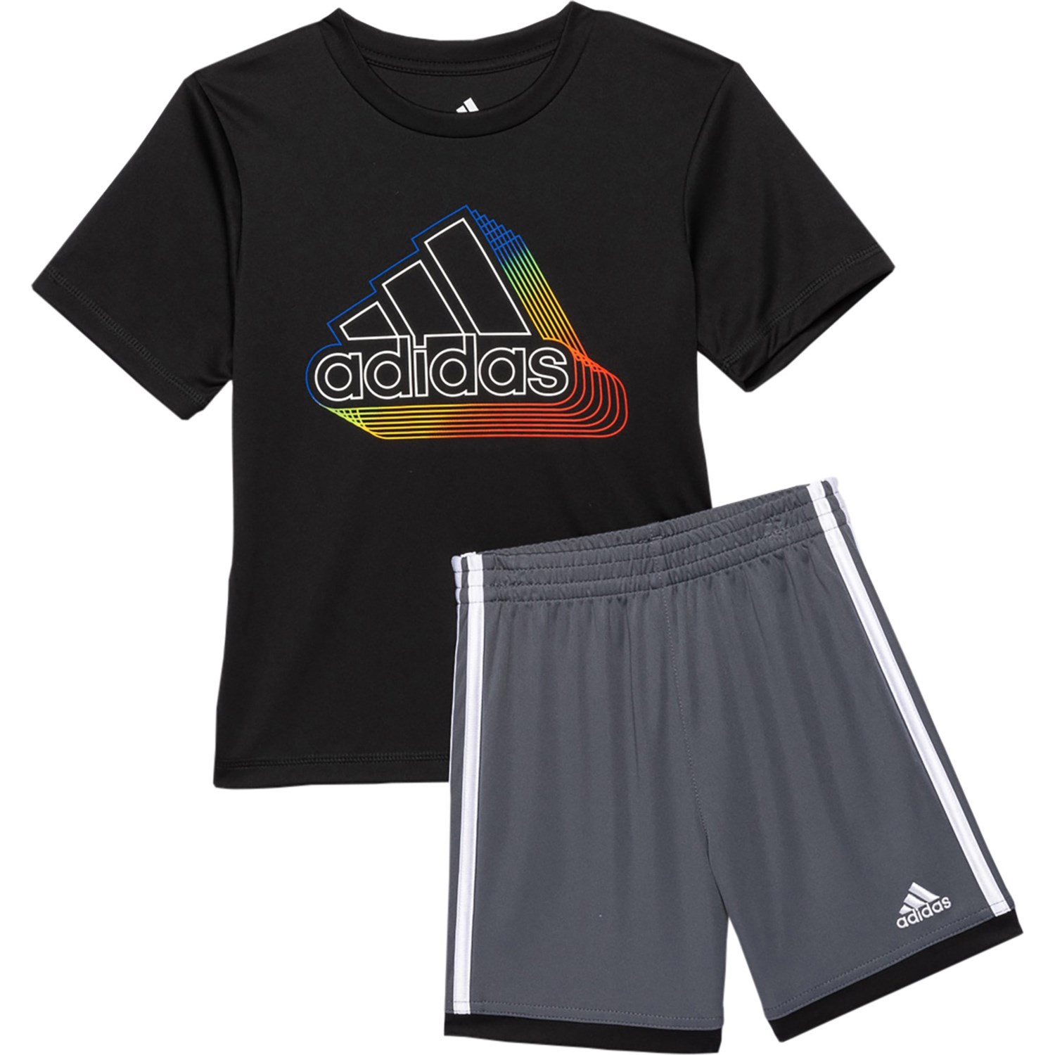 adidas t shirt shorts set