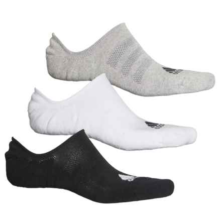 adidas Low-Cut Socks - 3-Pack, Below the Ankle (For Men) in Grey
