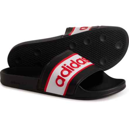 adidas Made in Italy Adilette Slide Sandals (For Men) in Core Black