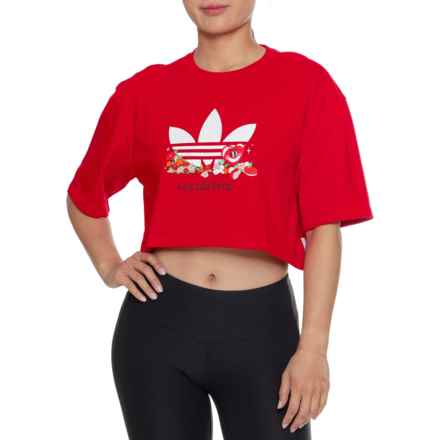 adidas Nelson T-Shirt - Short Sleeve in Better Scarlet