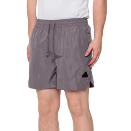 adidas New Tech Shorts in Trace Grey
