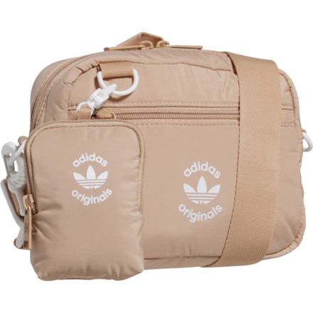 adidas Ori Puffer Pouch and Crossbody Bag Set - 2-Piece (For Women) in Magic Beige/White
