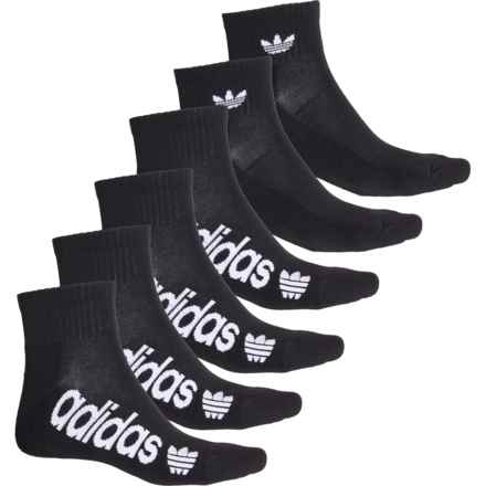 adidas Original Forum Athletic Socks - 6-Pack, ankle (For Men and Women) in Black/White