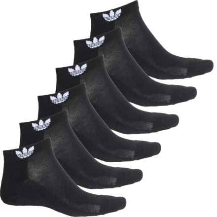 adidas Original Low-Cut Socks - 6-Pack, Below the Ankle (For Men and Women) in Black