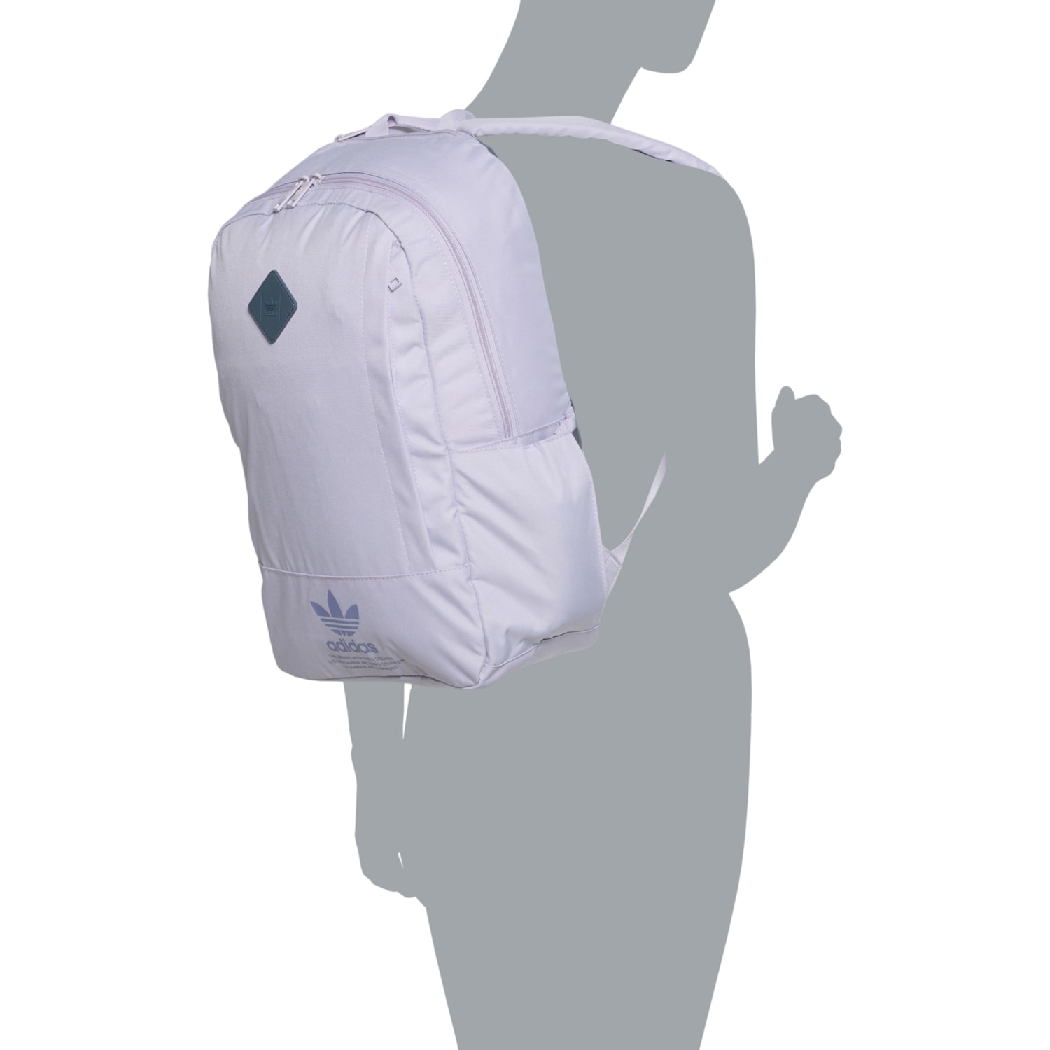 adidas backpack gray and purple Interval 29L, Silver Violet Purple/Grey Four/Interval, One Size the padded carry handles have reinforced webbing for attaching to a wheelchair or scooter adidas Backpack With Pencil Case