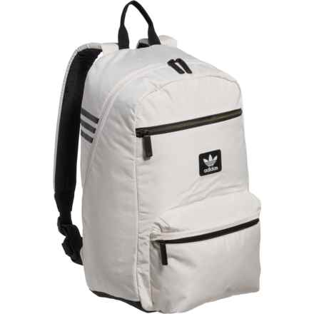 adidas Originals National Plus Backpack - Alumina Beige-Black in Alumina Beige/Black