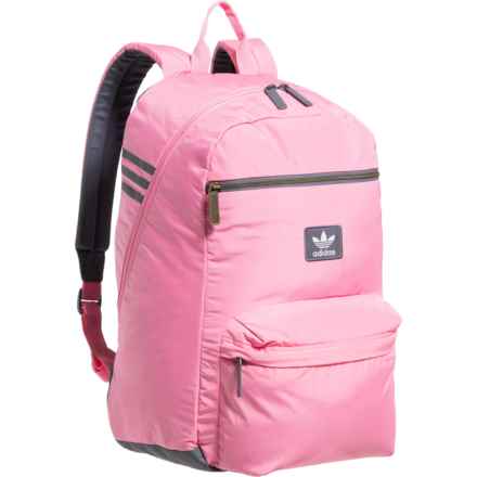 adidas Originals National Plus Backpack - Bliss Pink-Onix Grey in Bliss Pink/Onix Grey