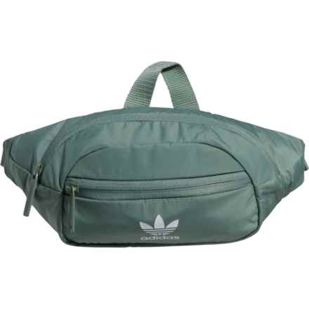 adidas Originals National Waist Pack in Silver Green