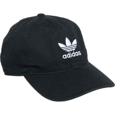 adidas Originals Relaxed Fit Baseball Cap (For Men) in Black/White