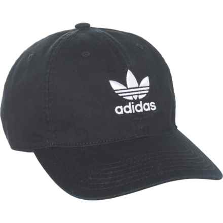 adidas Originals Relaxed Strap Back Baseball Cap (For Women) in Black/White