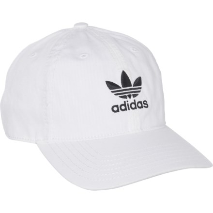 adidas Originals Relaxed Strap-Back Baseball Cap (For Women) in White/Black