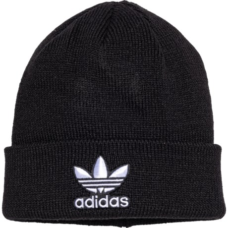 adidas Originals Trefoil Beanie (For Men) in Black