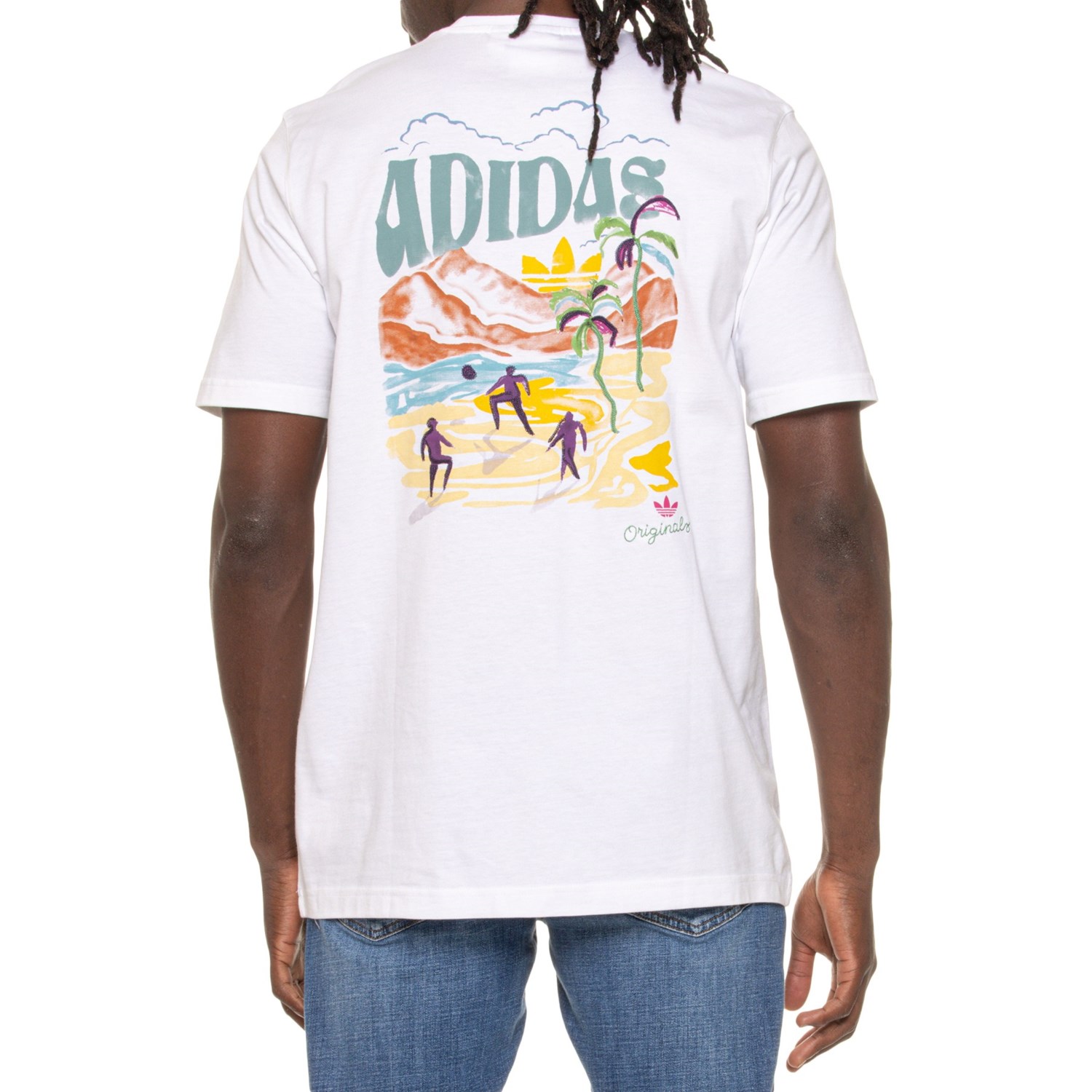 2024年のクリスマスの特別な衣装 【ラスト株】T. ‘White oyster-resorts – TropicalTee Crew Cotton Men's TROPICALS T'S Knigit' ブロメリア・エアープランツ