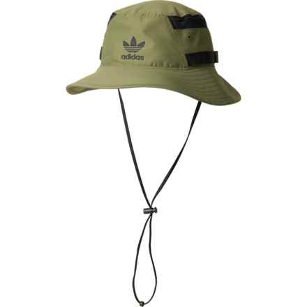 adidas Originals Webbing Boonie Hat in Olive Strata Green/Black