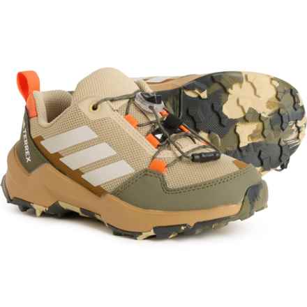 adidas outdoor Boys and Girls Terrex AX4S SL Hiking Shoes in Alumina/Orange