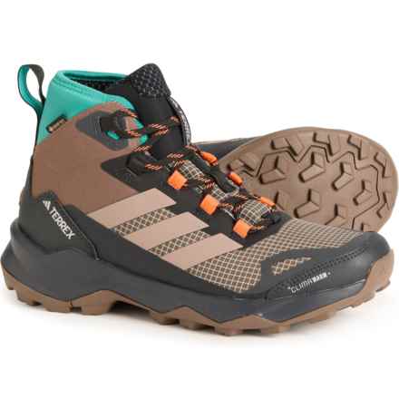 adidas outdoor Skychaser Ax5 Mid Gore-Tex® PrimaLoft® ClimaWarm+® Hiking Boots - Waterproof, Insulated (For Women) in Earth Strata/Trace Brown/Pure Teal