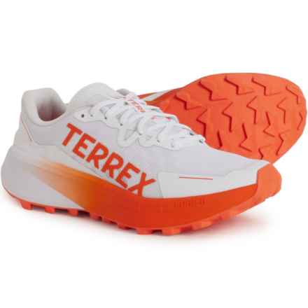 adidas outdoor Terrex Agravic 3 Trail Running Shoes (For Men) in Ftwr White/Semi Impact Orange