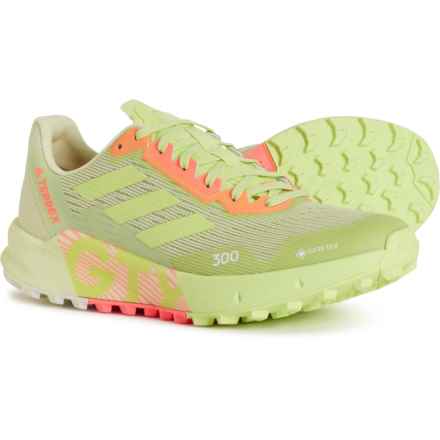 adidas outdoor Terrex Agravic Flow Gore-Tex® Trail Running Shoes - Waterproof (For Women) in Lime/Pulse Lime/ Turbo