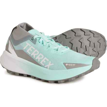 adidas outdoor Terrex Agravic Gore-Tex® Trail Running Shoes - Waterproof (For Women) in Semi Flash Aqua/Ftwr White/Ch Solid Grey