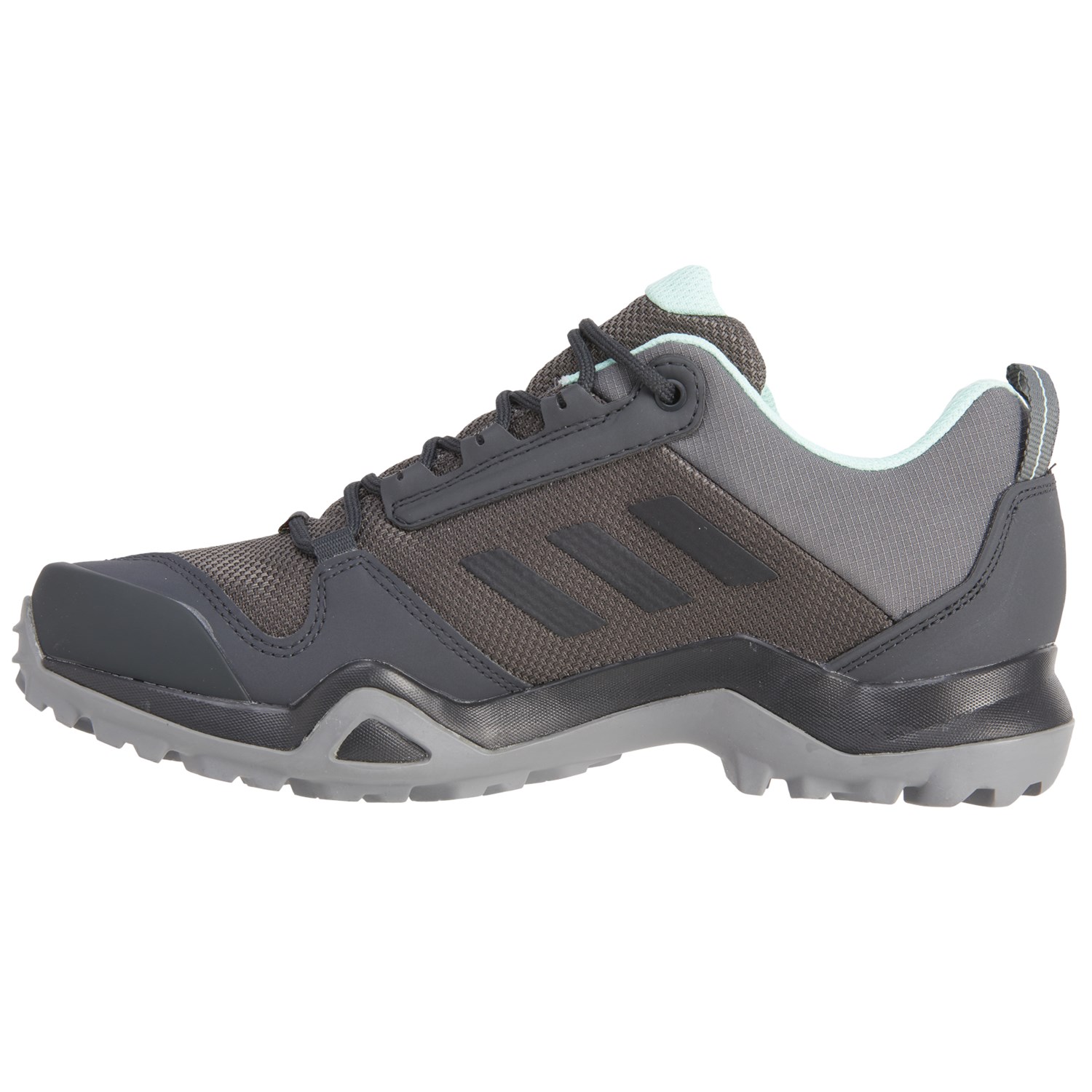 women's terrex ax3 shoes grey black & mint
