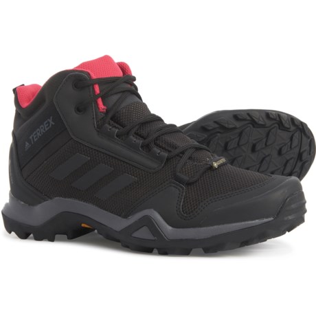 adidas outdoor Terrex AX3 Mid Gore Tex® Hiking Boots (For adidas Kid's Terrex Mid Gore Tex® Boots 2 Core Black