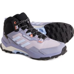 adidas outdoor Terrex Ax4 Gore-Tex® Mid Hiking Shoes - Waterproof (For Women) in Silver Violet/Blue Dawn